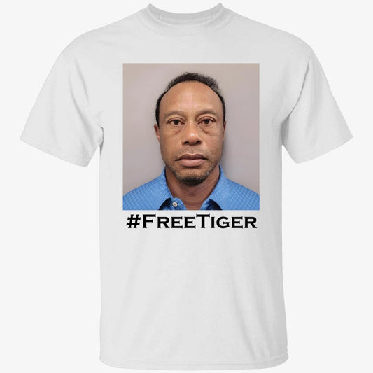 2026 Tiger Woods Mugshot #freetiger Shirt
