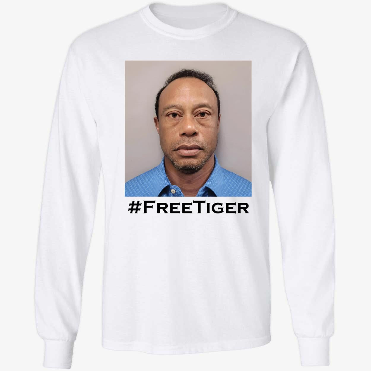 2026 Tiger Woods Mugshot #freetiger Shirt