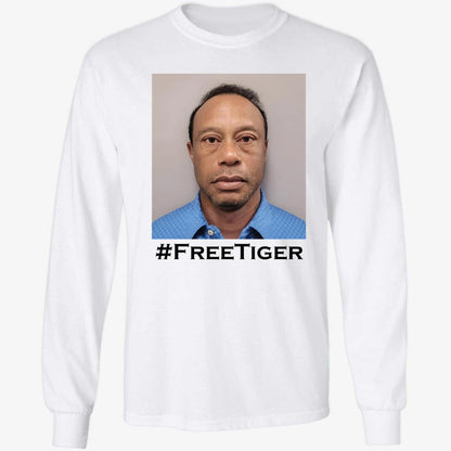 2026 Tiger Woods Mugshot #freetiger Shirt