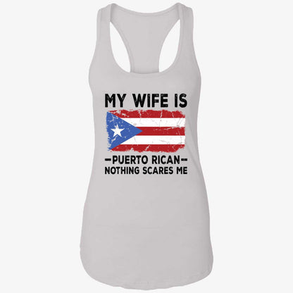 2026 WBC My Wife Is Puerto Rican Nothing Scares Me Shirt