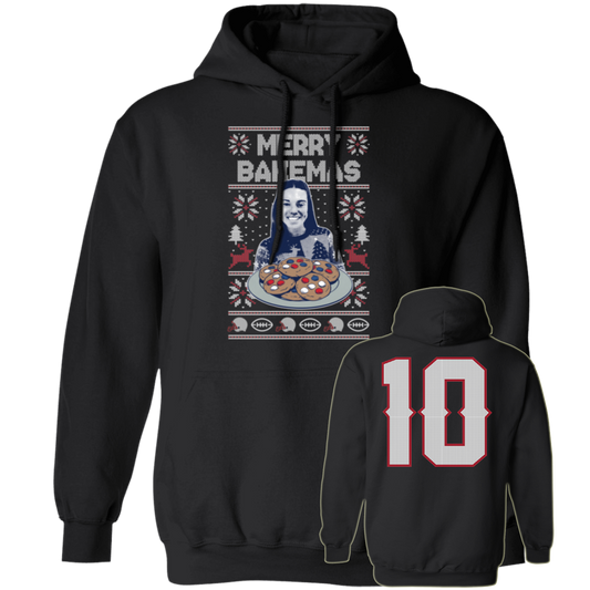 [Front + Back] Drake Maye Merry Bakemas Hoodie