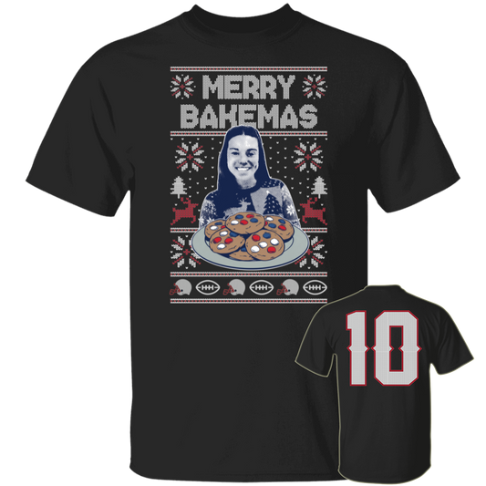[Front + Back] Drake Maye Merry Bakemas T-Shirt