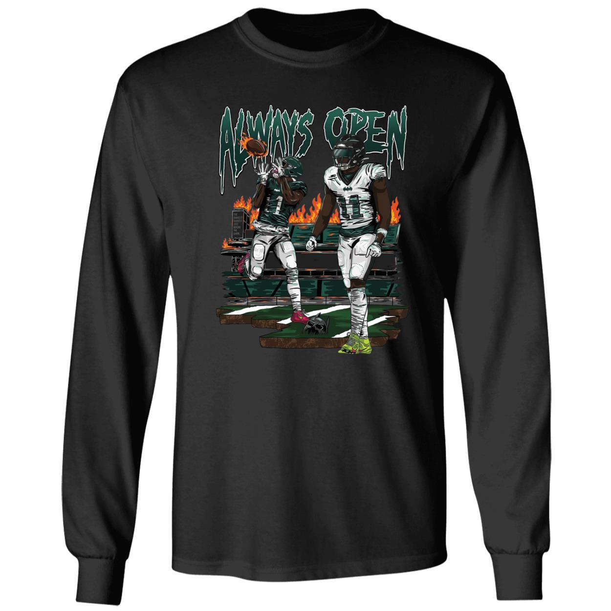A.j Brown Always Open V2 T-Shirt
