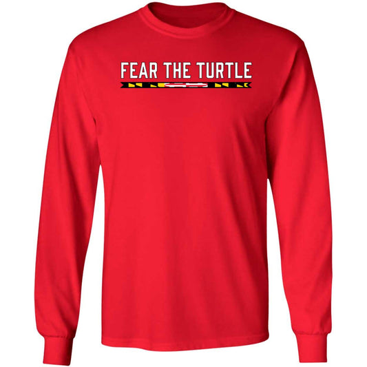 A J Francis Fear The Turtle Long Sleeve Shirt