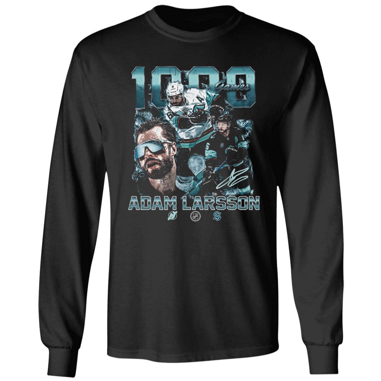 Adam Larsson 1000 Games Shirt