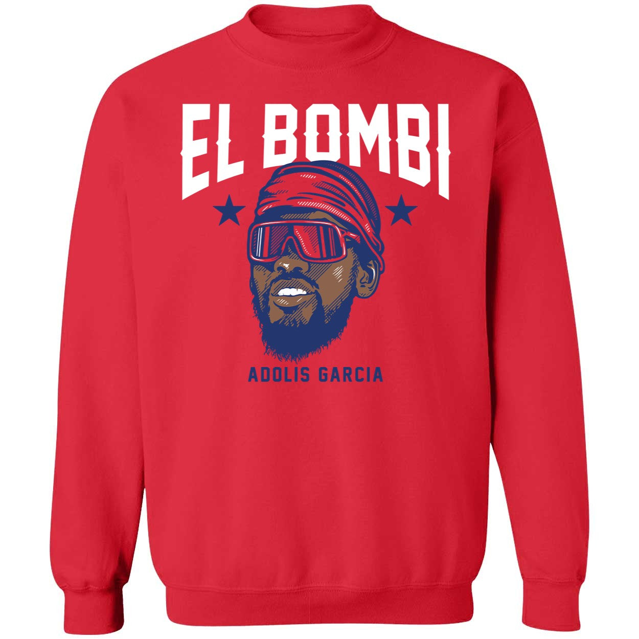 Adolis Garcia Philadelphia Bombi Swag Head Long Sleeve Shirt