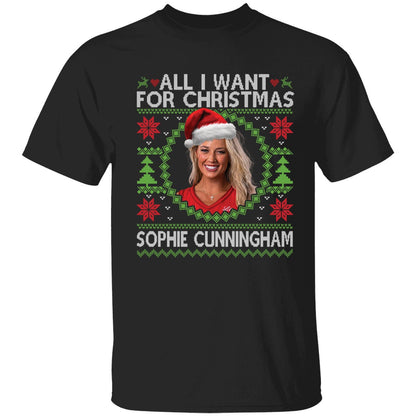 All I Want For Christmas Is Sophie Cunningham Premium SS T-Shirt