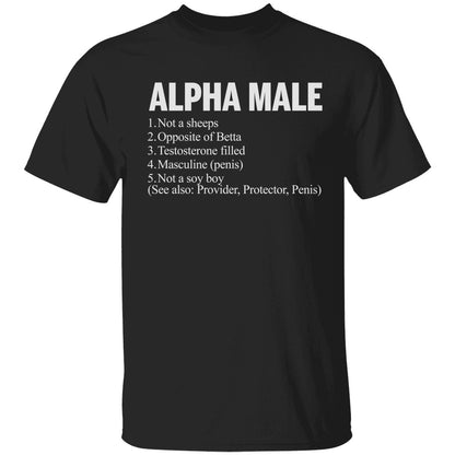 Alpha Male Not A Sheeps Opposite Of Betta Testosterone Filled Masculine Shirt
