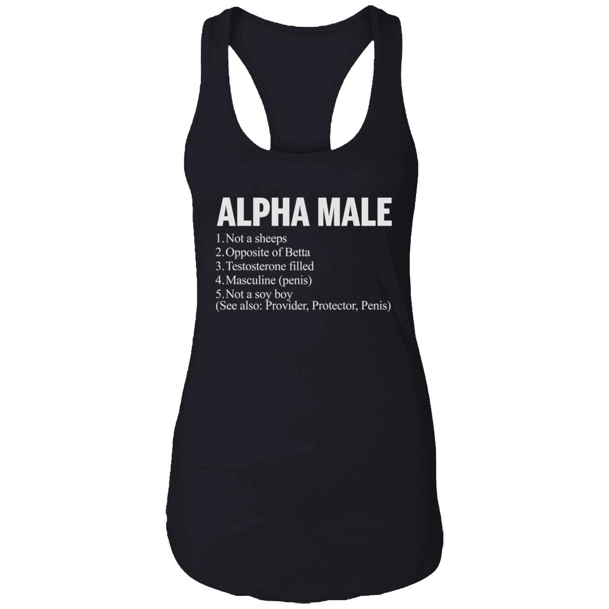 Alpha Male Not A Sheeps Opposite Of Betta Testosterone Filled Masculine Shirt