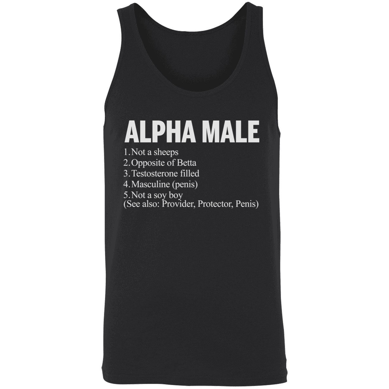 Alpha Male Not A Sheeps Opposite Of Betta Testosterone Filled Masculine Shirt