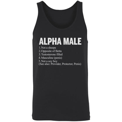 Alpha Male Not A Sheeps Opposite Of Betta Testosterone Filled Masculine Shirt