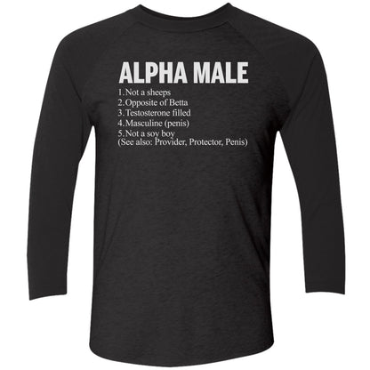 Alpha Male Not A Sheeps Opposite Of Betta Testosterone Filled Masculine Shirt