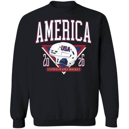 America United States Hockey Helmet Usa 2026 Shirt