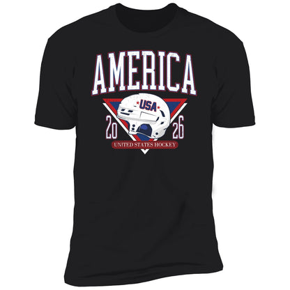 America United States Hockey Helmet Usa 2026 Shirt