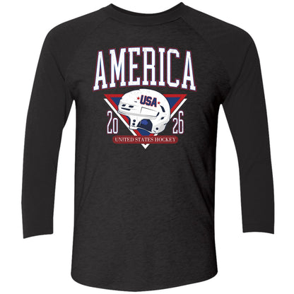 America United States Hockey Helmet Usa 2026 Shirt