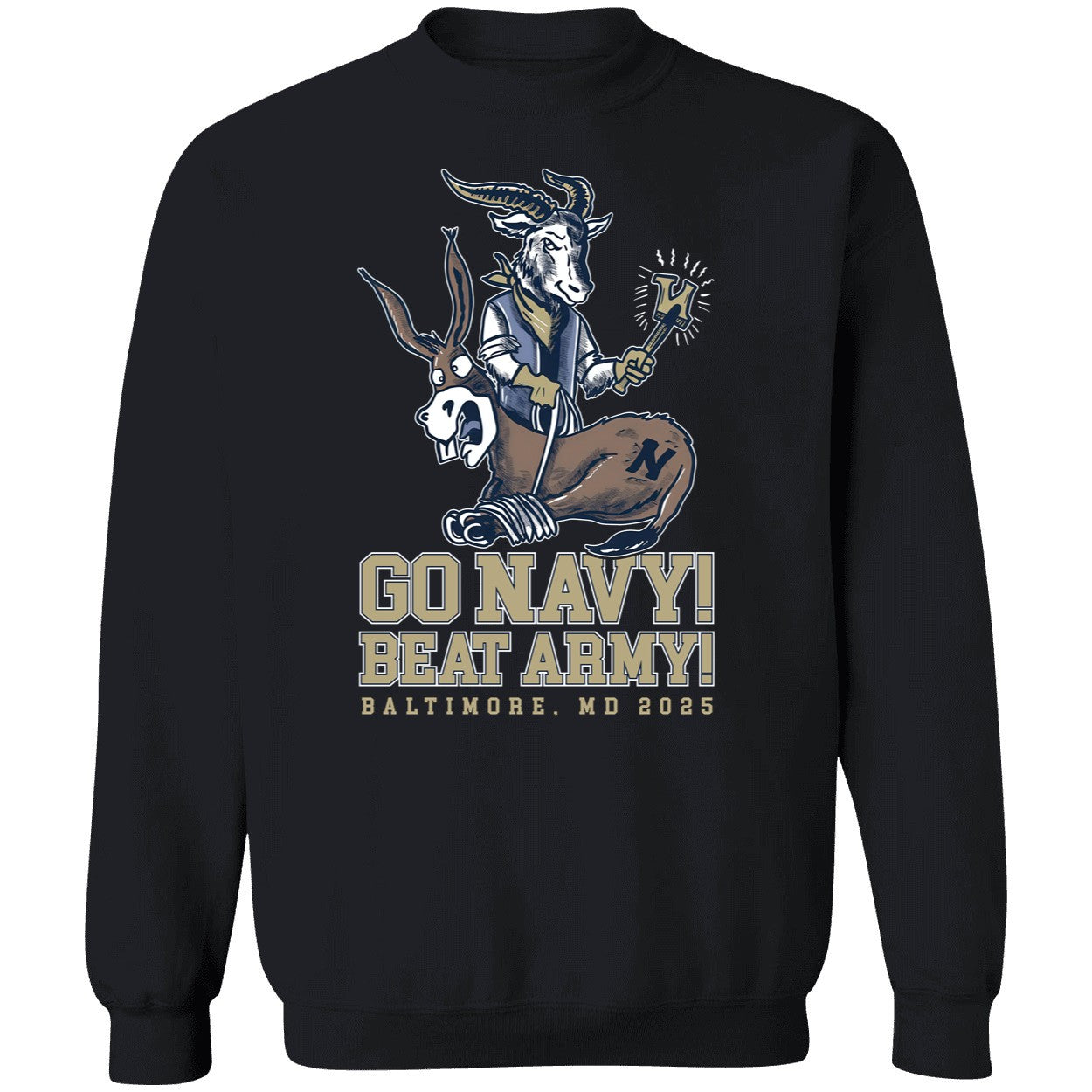 America's Game An Go Navy Beat Army Sweatshirt