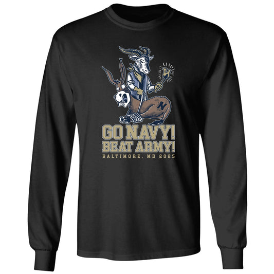 America's Game An Go Navy Beat Army Long Sleeve Shirt