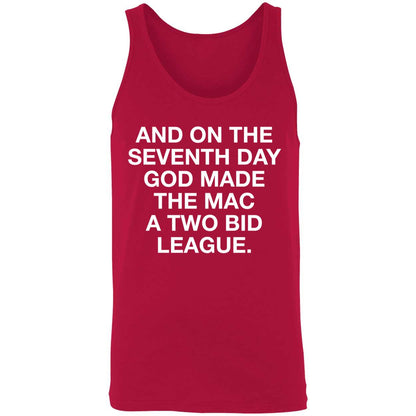And On The Seventh Day God Made The Mac A Two Bid League Shirt