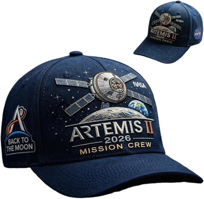 Artemis II Lunar Mission Commemorative Back To The Moon Hat