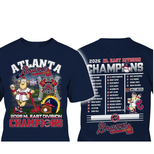 Atlanta Braves 2026 East Division Champions Shirt