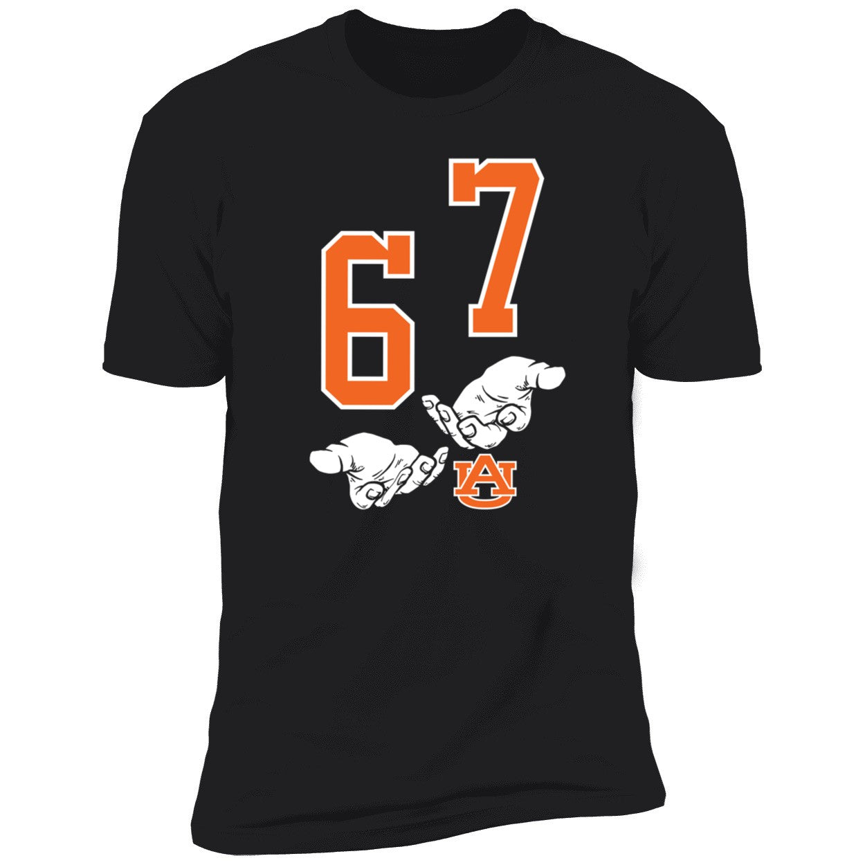 Auburn Tigers Iron Bowl 6 7 Hands Shirt