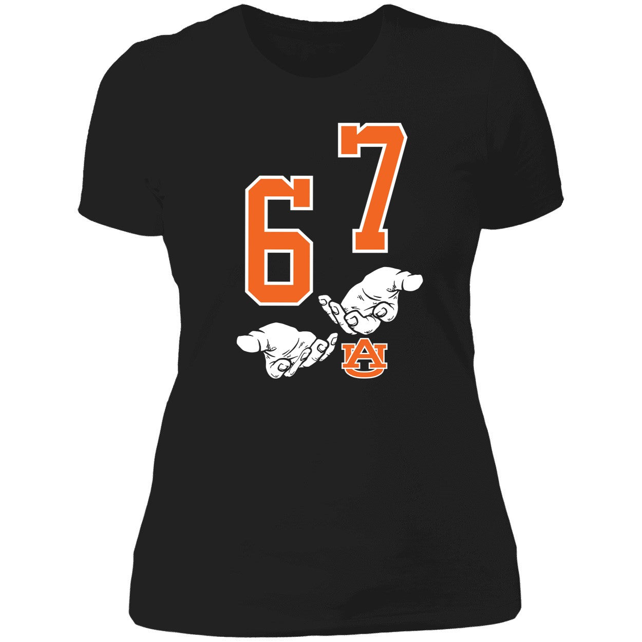 Auburn Tigers Iron Bowl 6 7 Hands Shirt