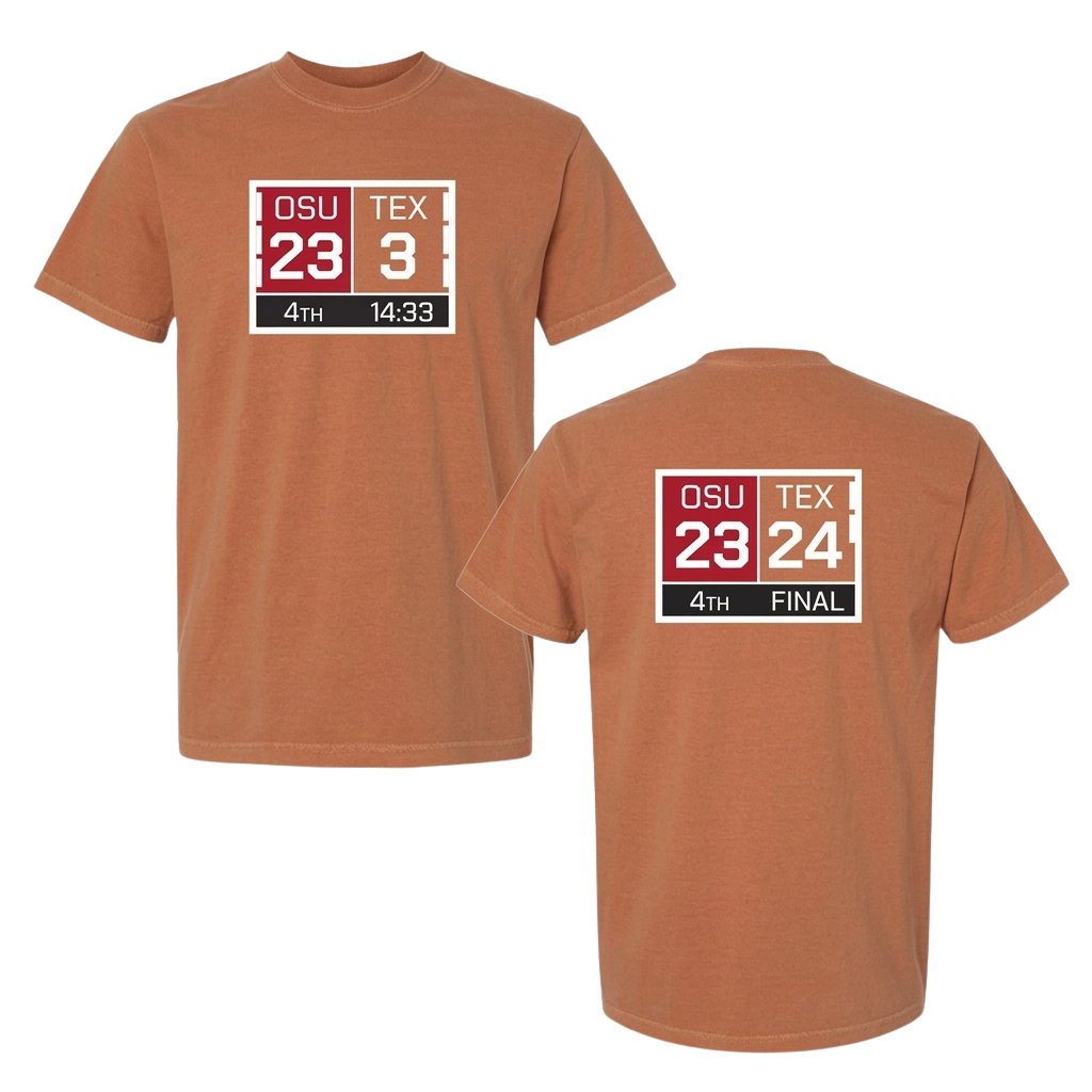 Austin Comeback OSU 23 TEX 3 OSU 23 TEX 24 Final Shirt
