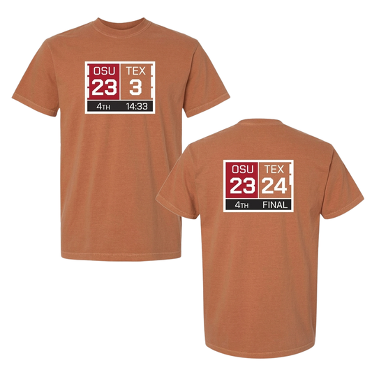 Austin Comeback OSU 23 TEX 3 OSU 23 TEX 24 Final Shirt