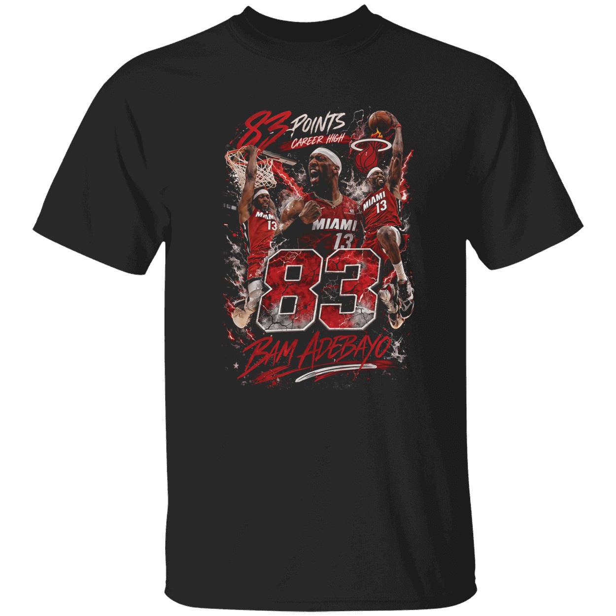Bam Adebayo 83 Points Career High Shirt