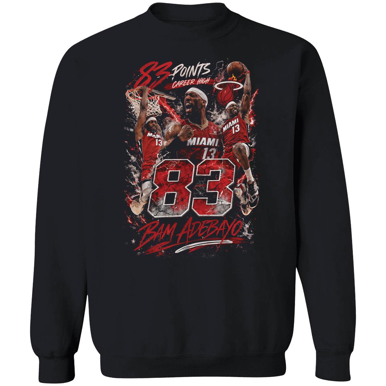 Bam Adebayo 83 Points Career High Shirt
