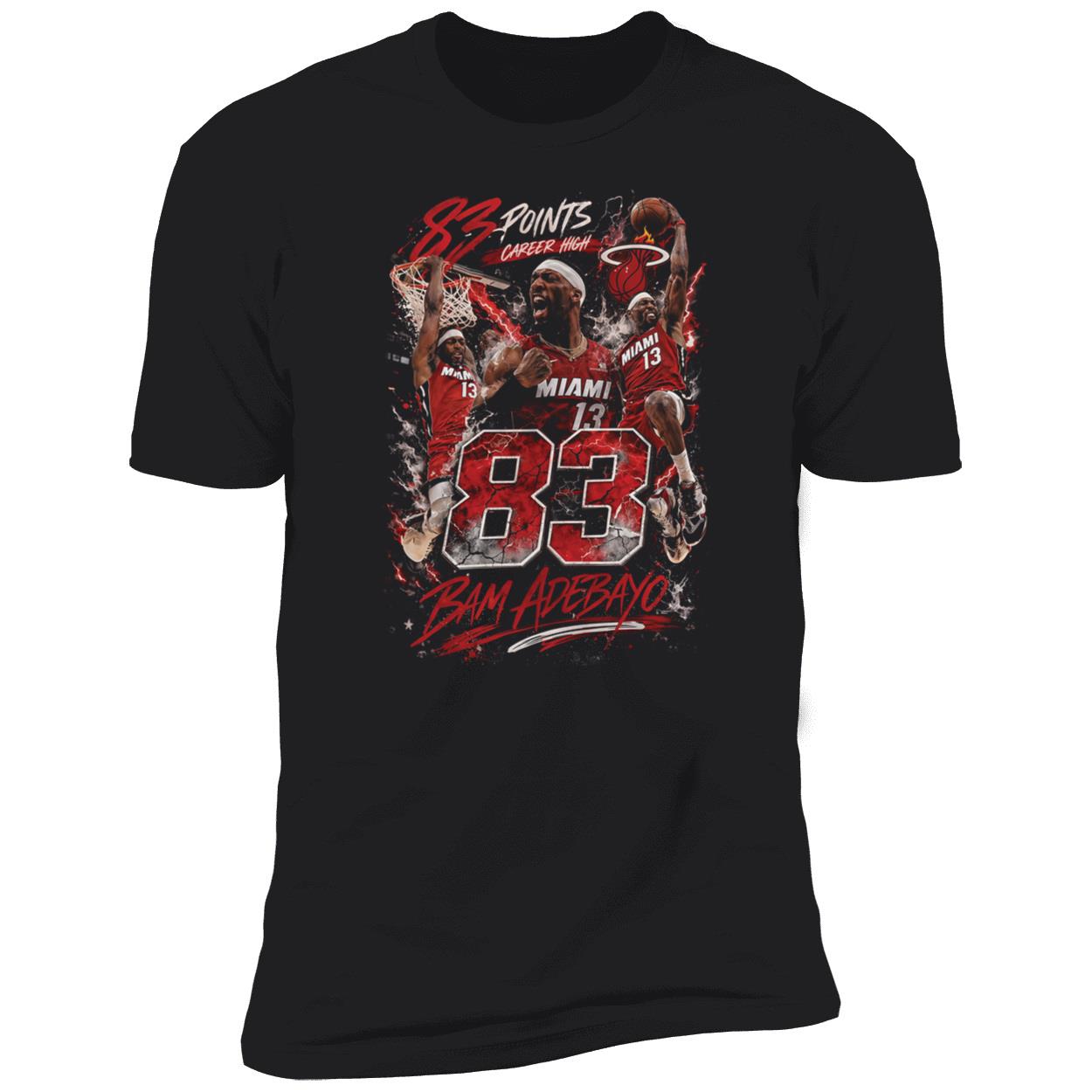 Bam Adebayo 83 Points Career High Shirt