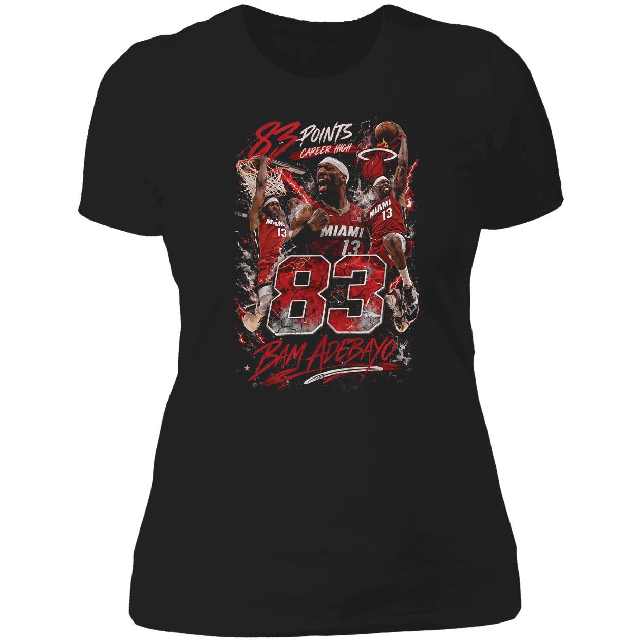 Bam Adebayo 83 Points Career High Shirt