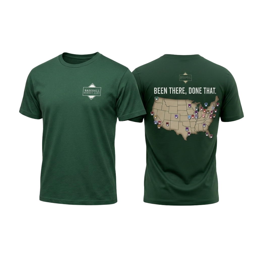 Baseball Bucket List Been There Done That Shirt
