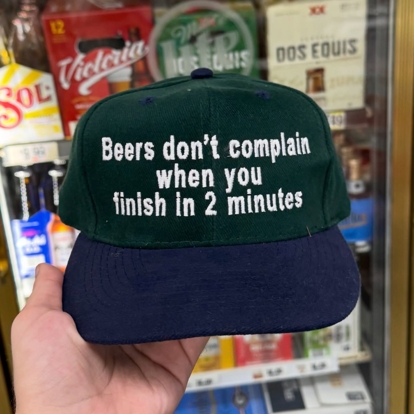 Beers Don't Complain When You Finish In 2 Minutes Hat