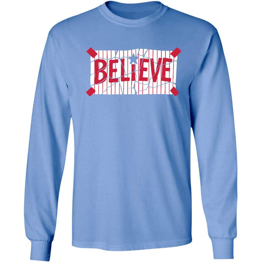 Believe Taped Back Together Long Sleeve Shirt