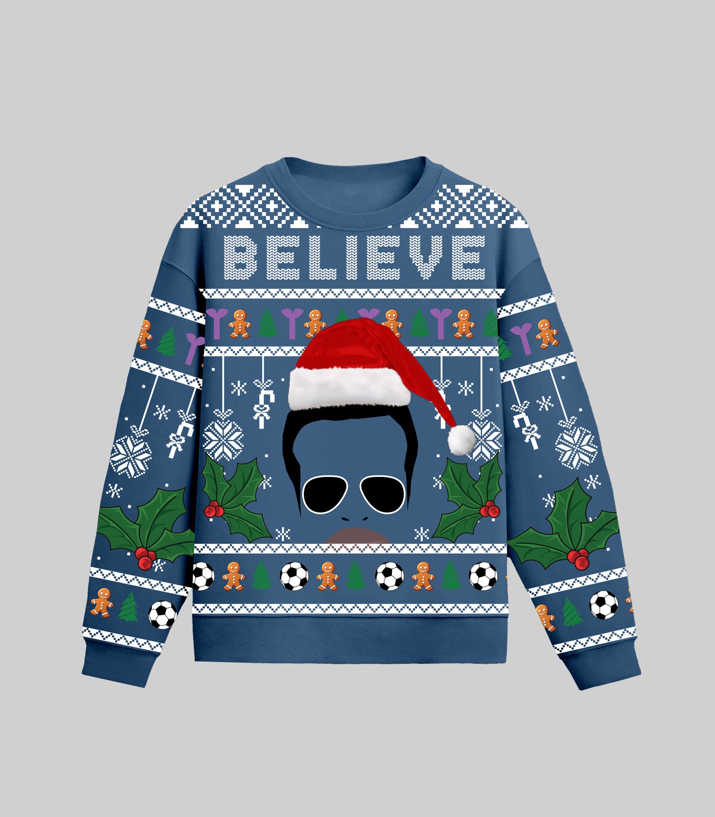 Believe Ted Lasso Ugly Christmas Sweater