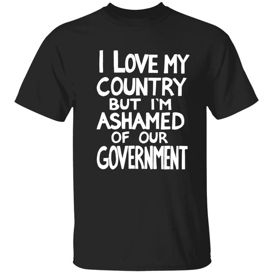 Billie Eilish I Love My Country But I'm Ashamed Of Our Government Shirt