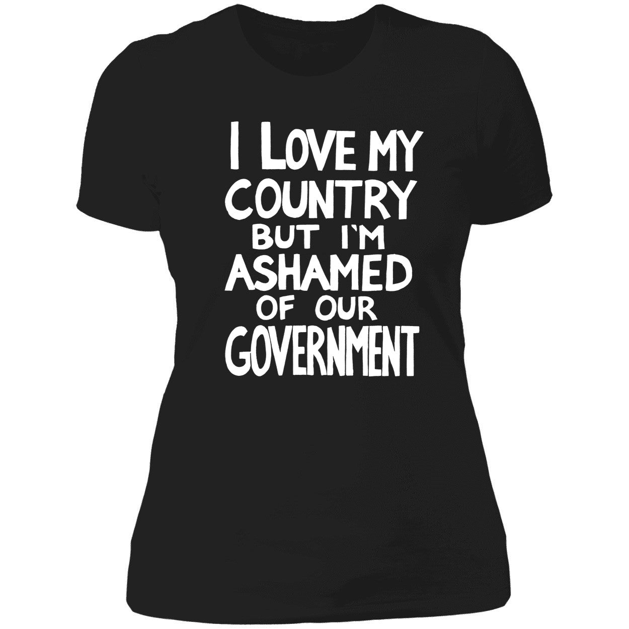 Billie Eilish I Love My Country But I'm Ashamed Of Our Government Shirt