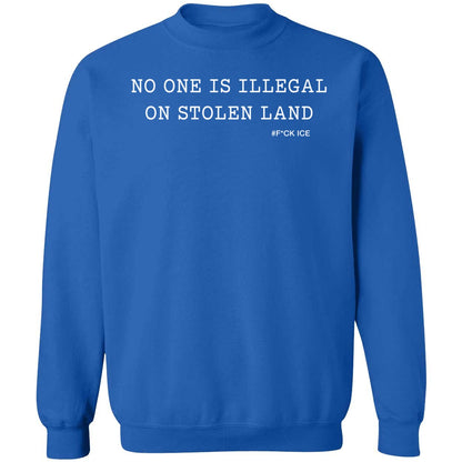 Billie Eilish No One Is Illegal On Stolen Land Shirt