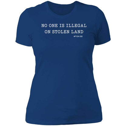 Billie Eilish No One Is Illegal On Stolen Land Shirt
