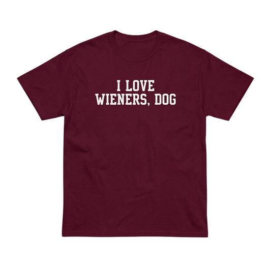 Brandon Walker I Love Wieners Dog Shirt