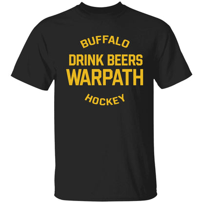 Buffalo Drink Beers Warpath Hockey Shirt