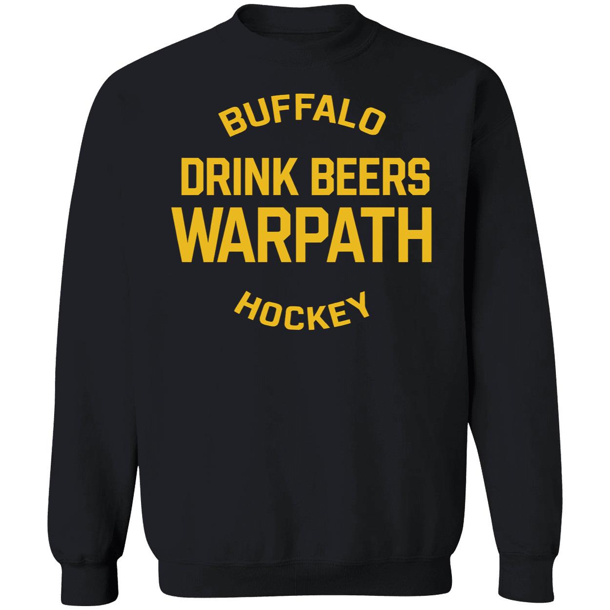 Buffalo Drink Beers Warpath Hockey Shirt