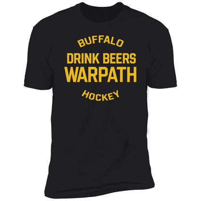 Buffalo Drink Beers Warpath Hockey Shirt