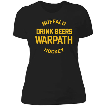 Buffalo Drink Beers Warpath Hockey Shirt