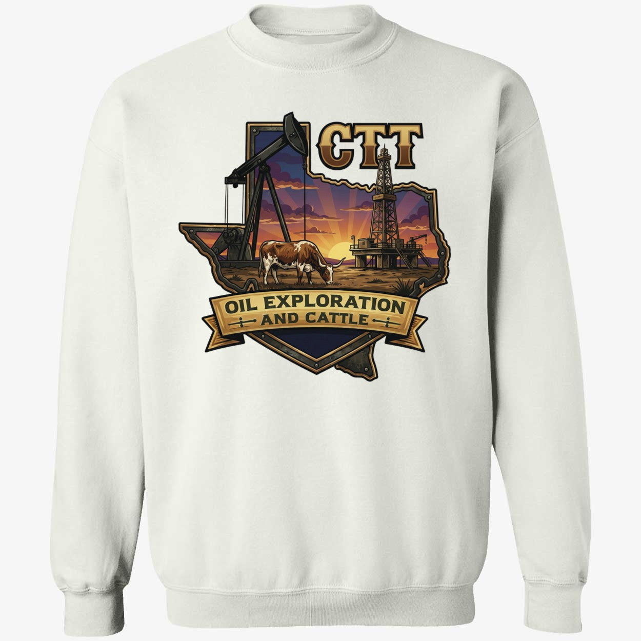 CTT Oil Exploration And Cattle Shirt