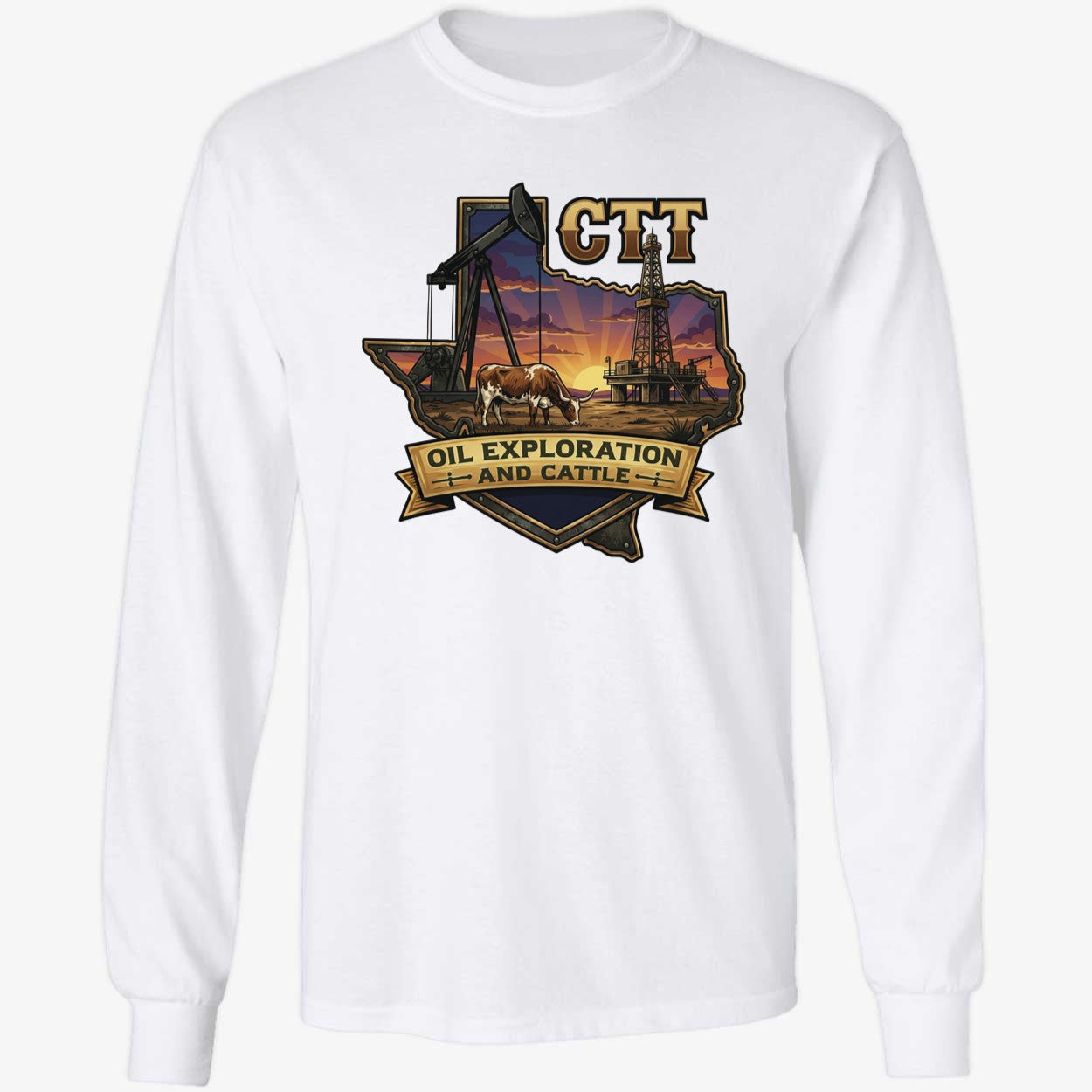 CTT Oil Exploration And Cattle Shirt