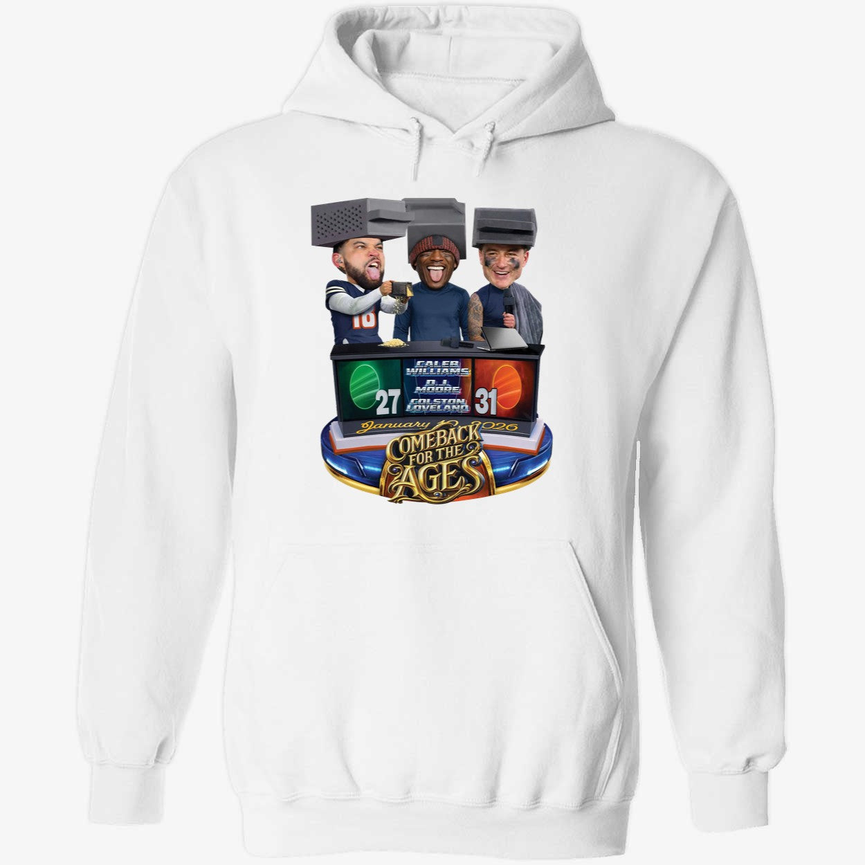 Caleb Williams Colston Loveland DJ Moore Comeback For The Ages Shirt