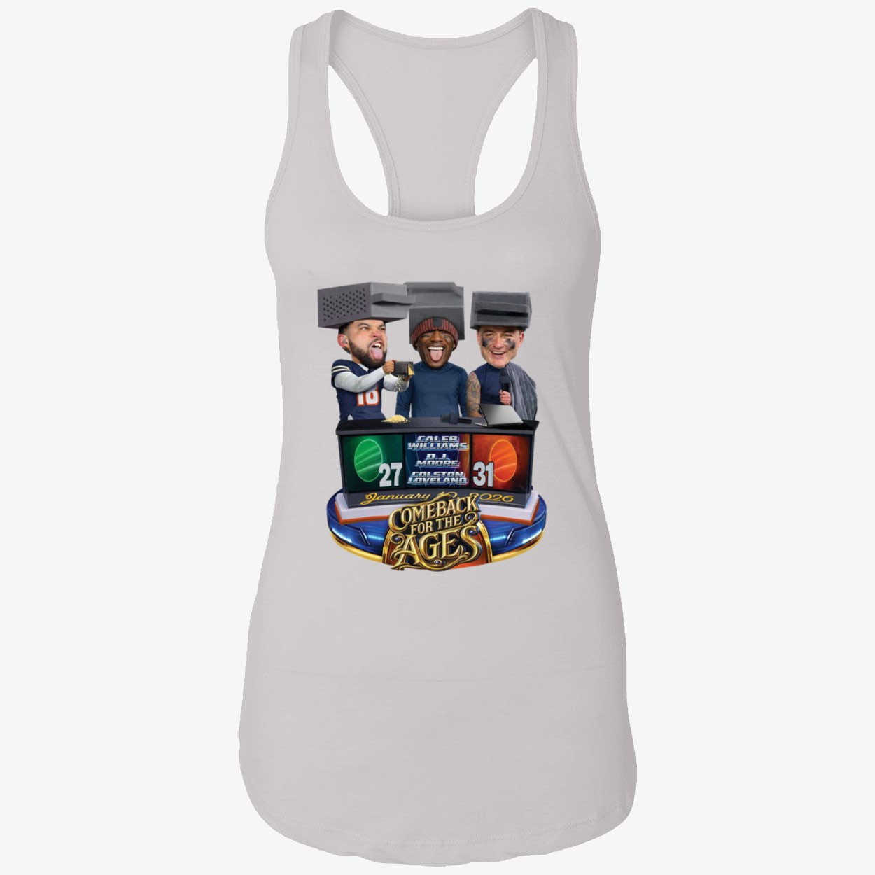 Caleb Williams Colston Loveland DJ Moore Comeback For The Ages Shirt