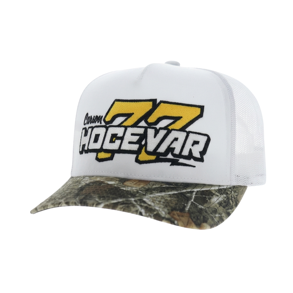 Carson Hocevar 77 Camo Bill Hat